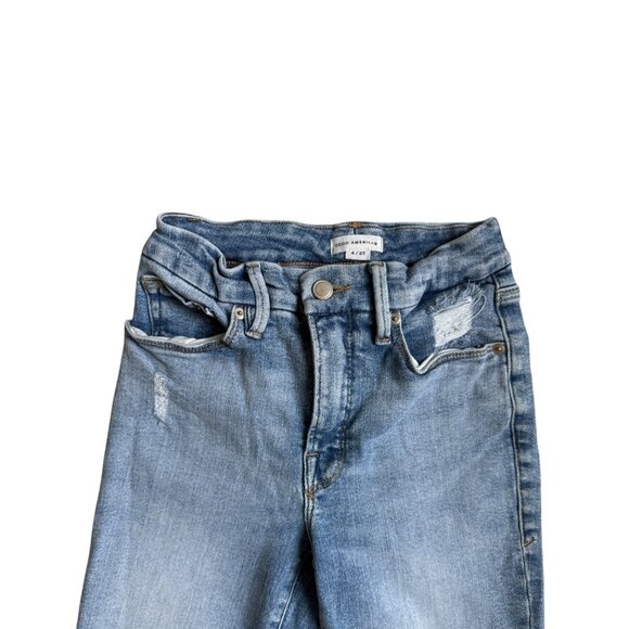 Good American Good Legs Straight Jeans in Indigo614 Size 27 - Picture 4 of 13